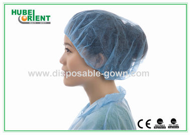 Single Elastic Non Woven Disposable Medical Bouffant Caps