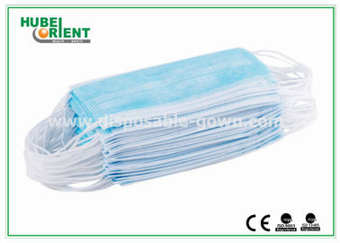 9x18cm Non woven Disposable Face Mask / wearing surgical mask with Earloop