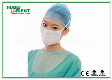 Antibacterial Single Use Nonwoven Tie On Face Mask