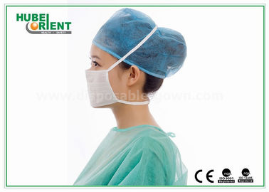Non Irritating Medical Nonwoven Ties Disposable Face Mask OEM