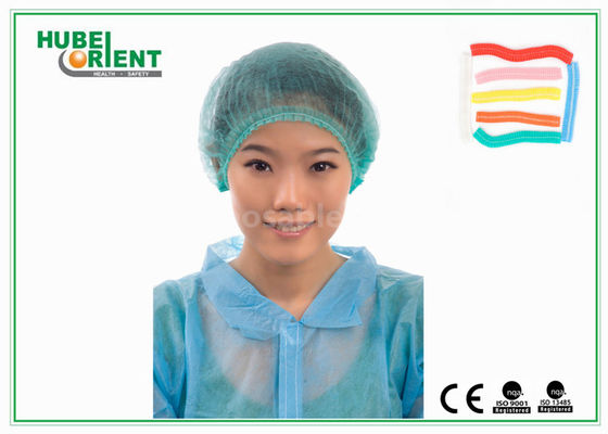 Double Elastic Round Disposable Mob Cap For Clean Environment
