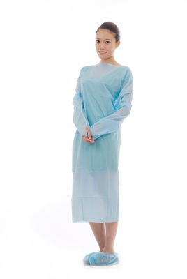 Hygienic L XL CPE Disposable Gown With Thumb Cuffs