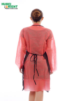 Dirt Prevention Single Use Nonwoven Apron With Thin Ties For Factory Without Sleeves