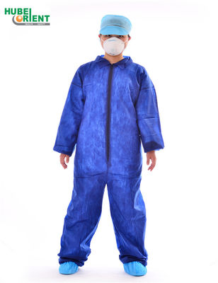 Light Surgical Disposable Coveralls Non-Woven Microporous Fabric