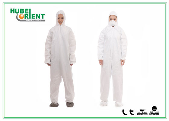 Polypropylene SMS Microporous Disposable Protective Coveralls