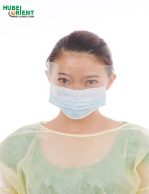 Nonwoven Insolation Gown Disposable Elastic Wrist Isolation Gown For Hospital