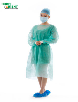 35gsm PP Disposable Isolation Gowns With Knitted Wrist