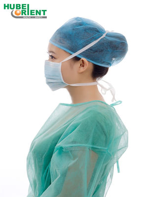 Medical Melt-Blown Fabric Protective Disposable 3ply Face Mask Tie On