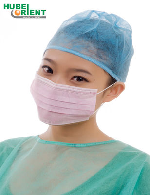 9*18cm Breathable Disposable Surgical Medical Disposable Face Mask 3 Ply Earloop