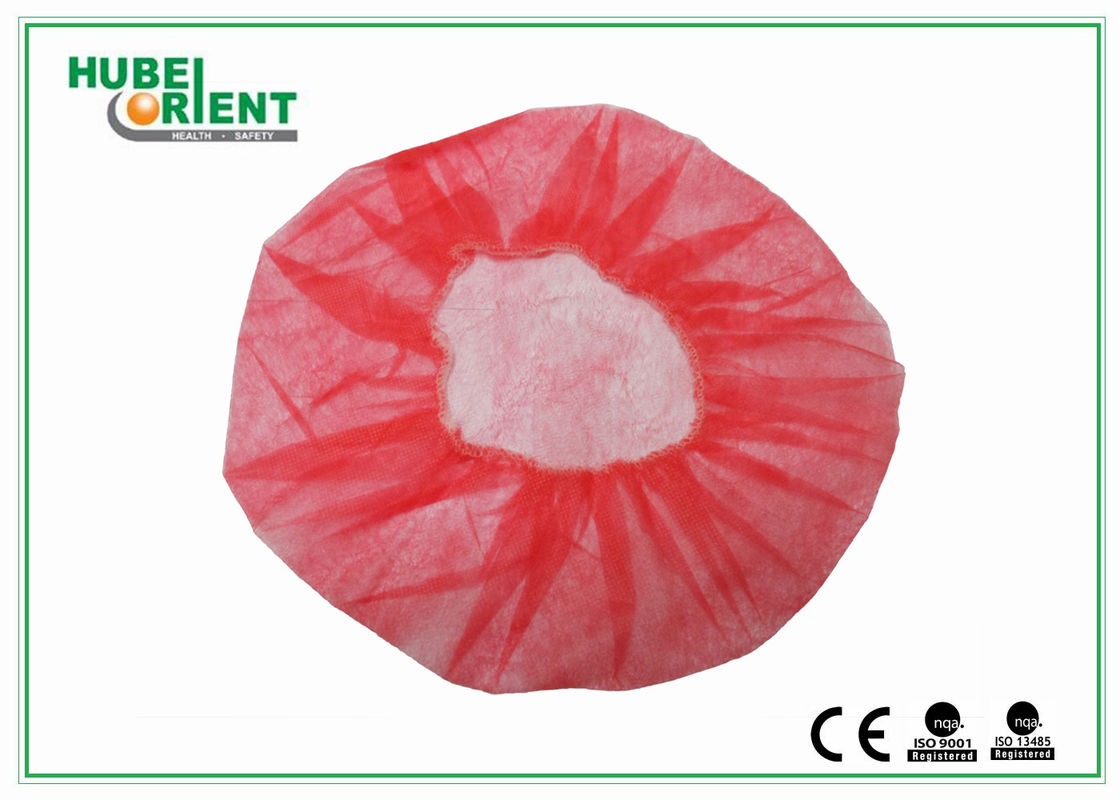 Waterproof Handmade PE Disposable Head Cap With Elastic Band