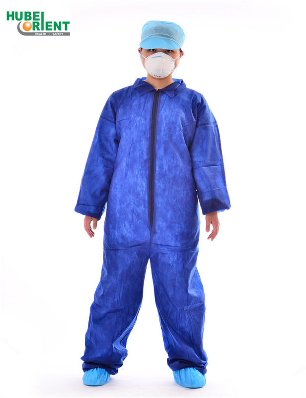 Light Surgical Disposable Coveralls Non-Woven Microporous Fabric