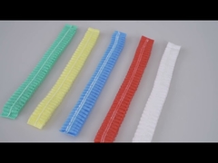 डबल इलास्टिक के साथ गैर बुना मोब कैप स्टाइल डिस्पोजेबल हेड