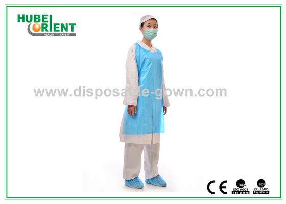 Anti Oil Smooth Surface Disposable PE Apron Without Sleeves