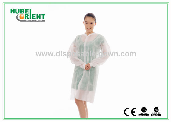 Comfortable Unicolor Disposable Use Lab Coat Non-Toxic For Hospital And Protect Body