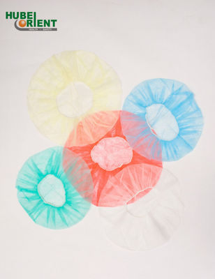 Single Use Round PP Non Woven Bouffant Caps For Doctor