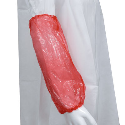 Disposable Waterproof Oil-Proof Hand Made Kitchen Use Plastic PE Armsleeves Disposable Waterproof Oil Proof